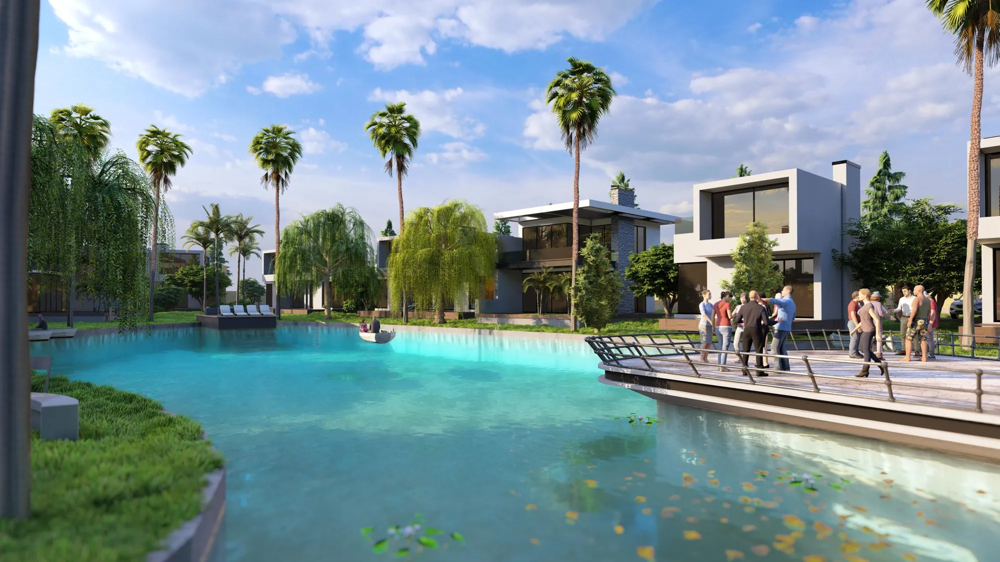 Waterside villa by Azhianeh